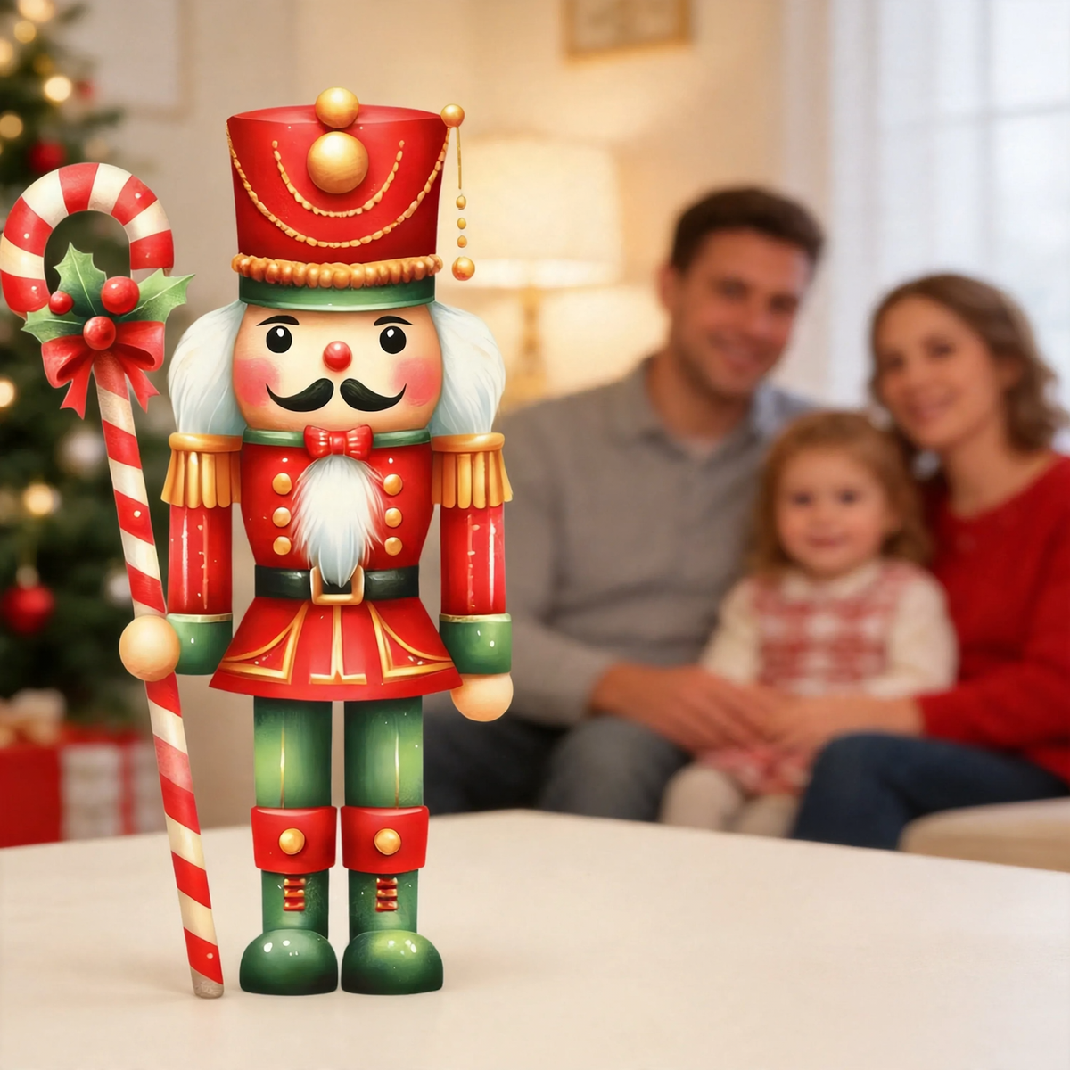 Nutcracker wooden sign for garden and entrance