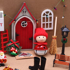 Miniature Elf Set with Accessories for Dollhouses