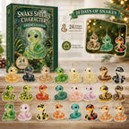 Christmas Advent Calendar with Snake Figures