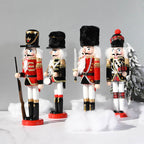 Nutcracker soldier made of wood, 30 cm