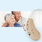 Rechargeable Amplifier Hearing Aids for Seniors – USB Powered Aids, Comfortable Beige Design with Clear Sound & Noise Reduction for All-Day Wear