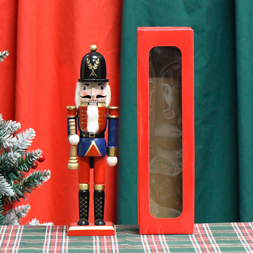 Nutcracker soldier made of wood, 30 cm