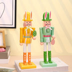 Decorative Easter Nutcracker Figure made of Wood