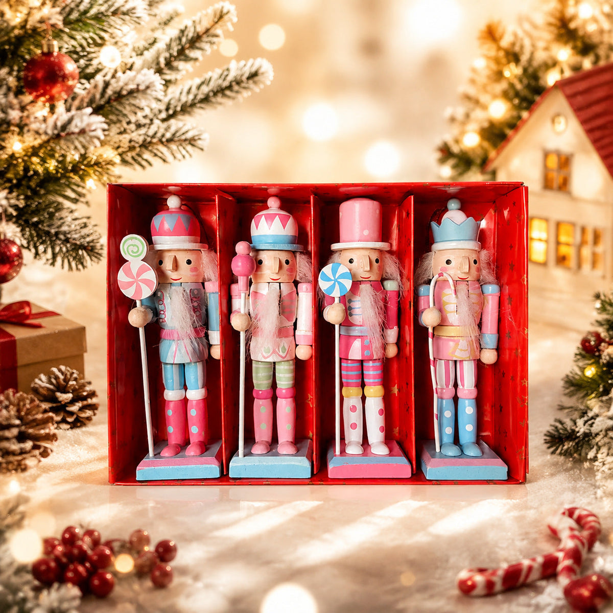 Nutcracker pendant made of wood, 12 cm