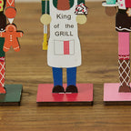 Decorative wooden nutcracker soldier for Christmas