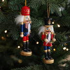 Nutcracker pendant made of wood, 13 cm
