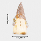 Glittering, shining Christmas gnome
