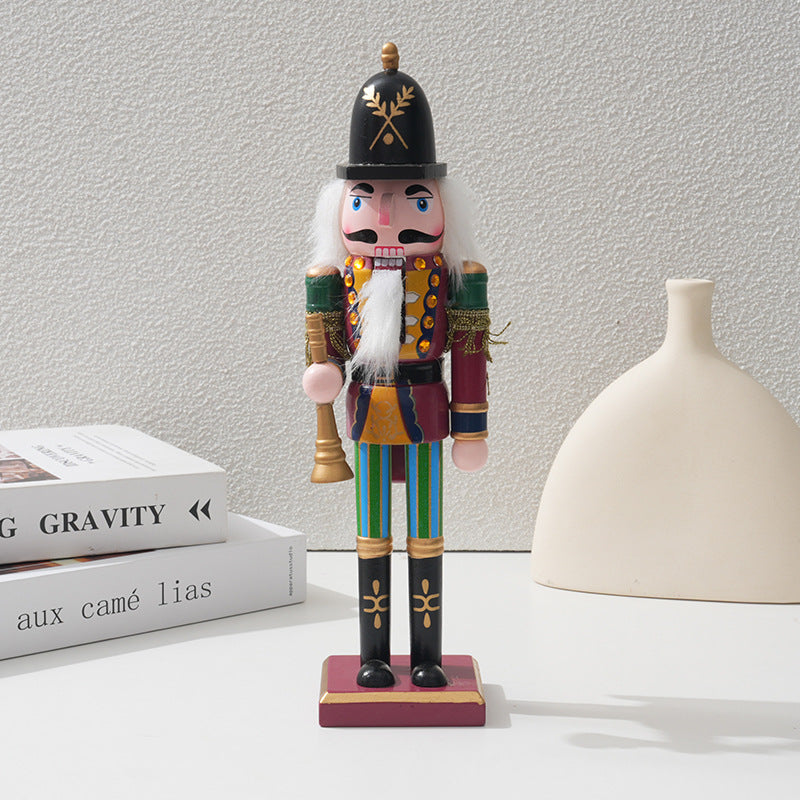Decorative wooden nutcracker