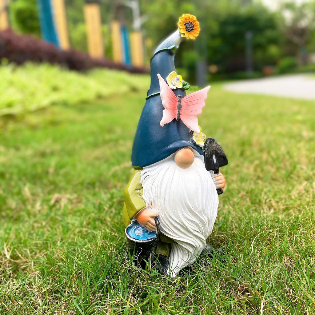 Decorative gnome figure in country house style