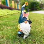 Decorative gnome figure in country house style