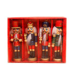 Nutcracker Soldiers Set, 12 cm, Wood, hand-painted