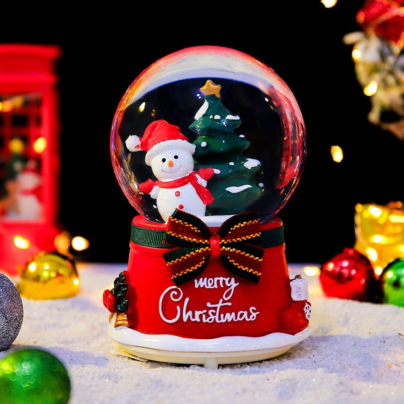 Christmas snow globe with Santa Claus motif
