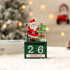 Decorative Christmas Advent calendars made of wood