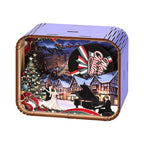 Wooden music box with Christmas motif