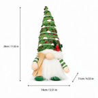 Illuminated elf figure with knitted hat