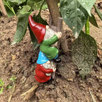 Decorative gnome figure made of resin