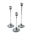 Decorative iron candle holder, ginkgo leaf design