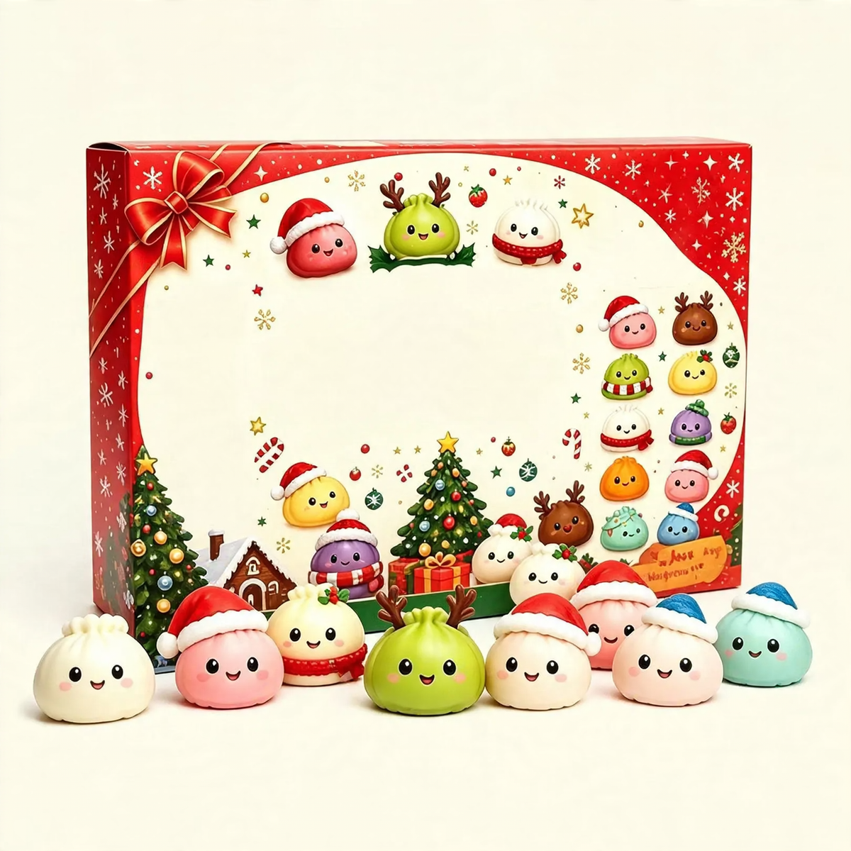 Christmas Advent Calendar with 24 Anti-Stress Toys