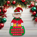 DIY Felt Christmas Tree Advent Calendar for Kids