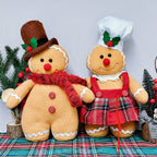 Decorative gingerbread man doll for the Christmas season