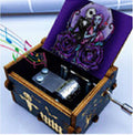 Vintage music box made of wood in box design