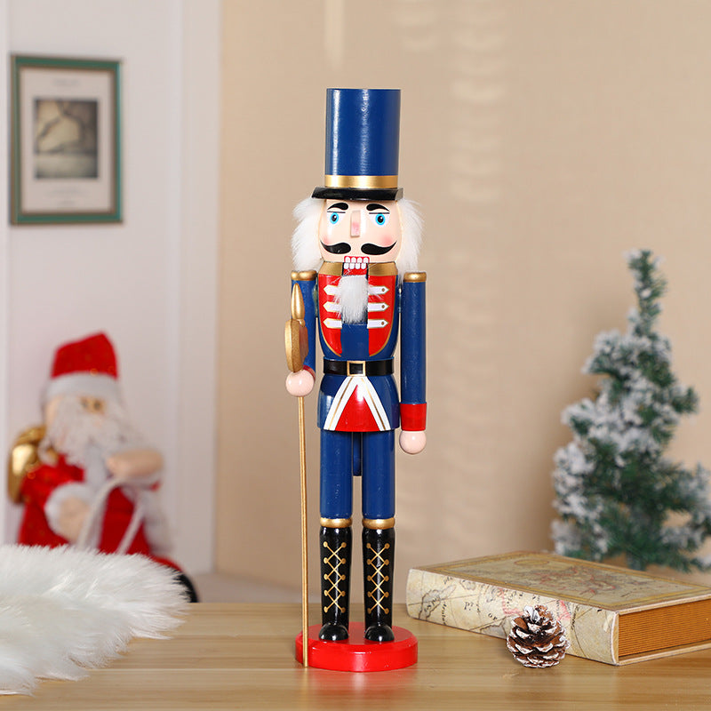 Large nutcracker figure made of wood, 52 cm