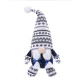 Christmas gift bag with gnome motif