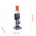 Decorative nutcracker in skull design, 25.5 cm