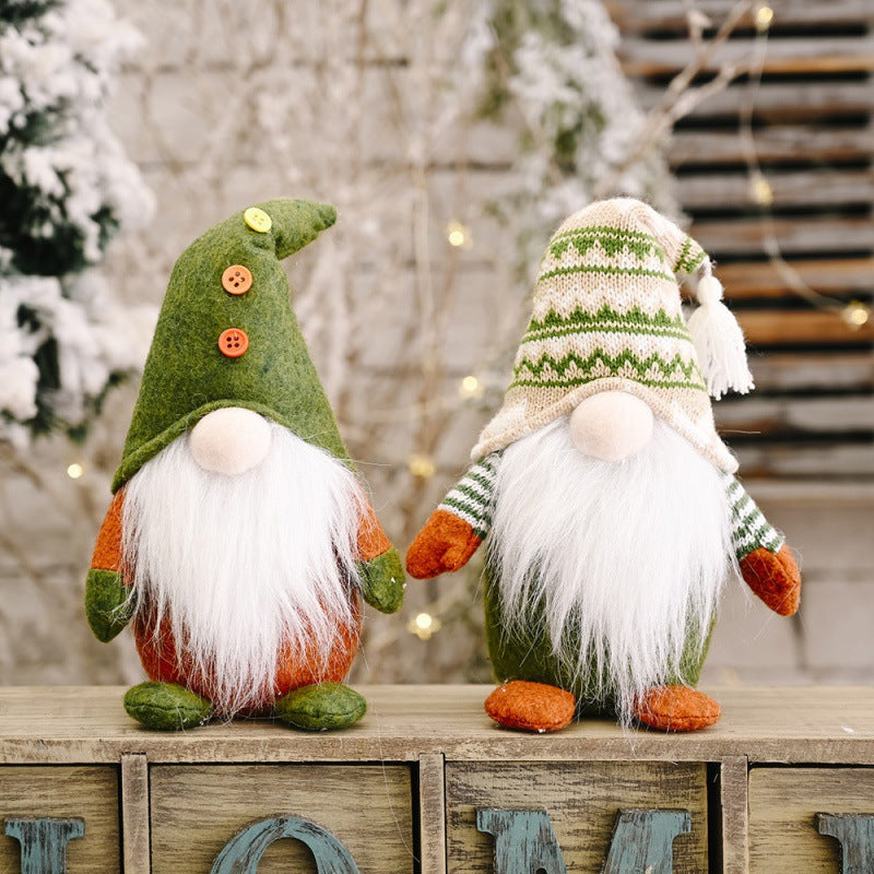 Christmas Elf Figure, Nordic Style, Fleece Fabric