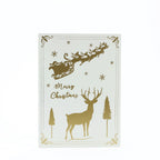 Wood Advent Calendar with LED Lighting and Reindeer Motif