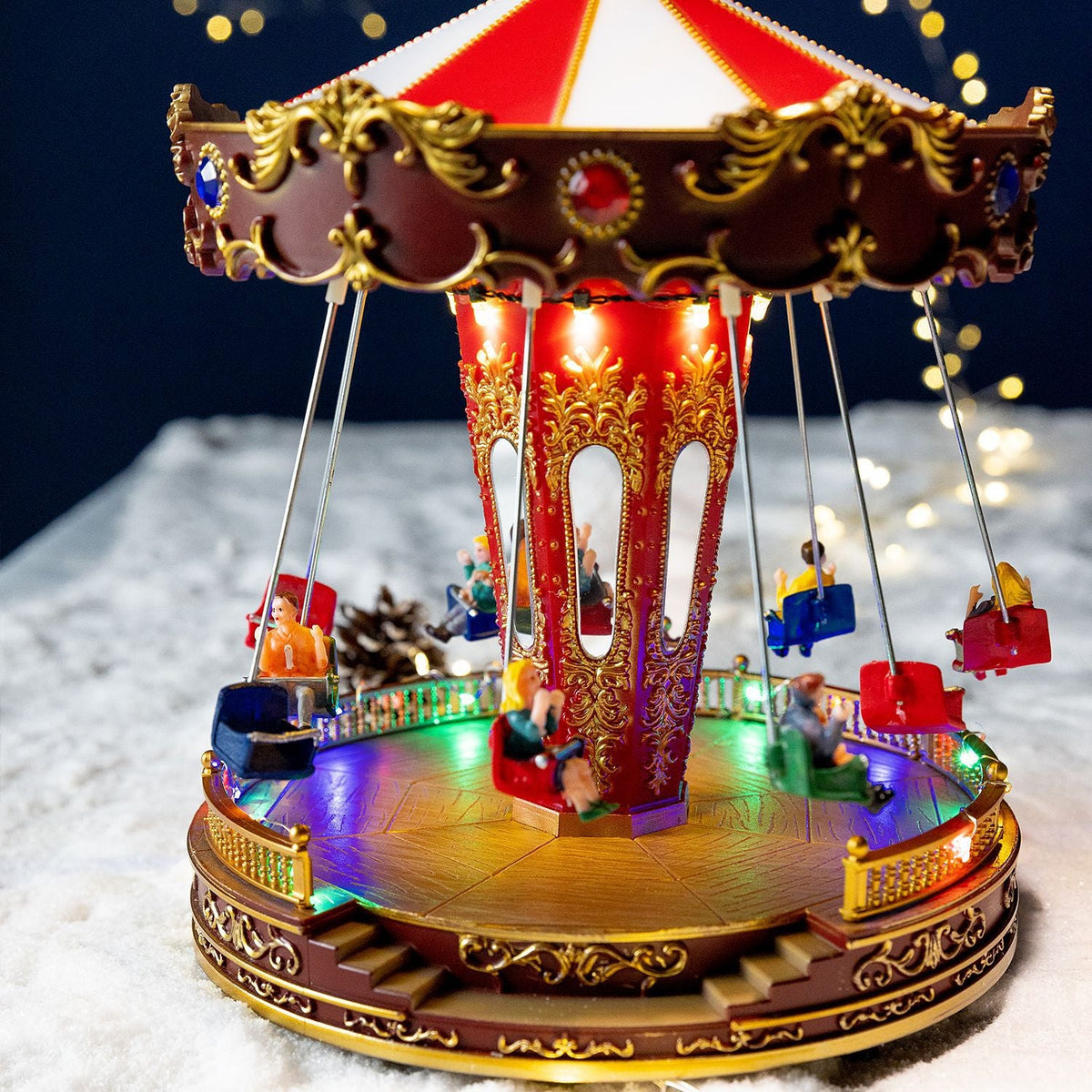 Decorative music box with lighting