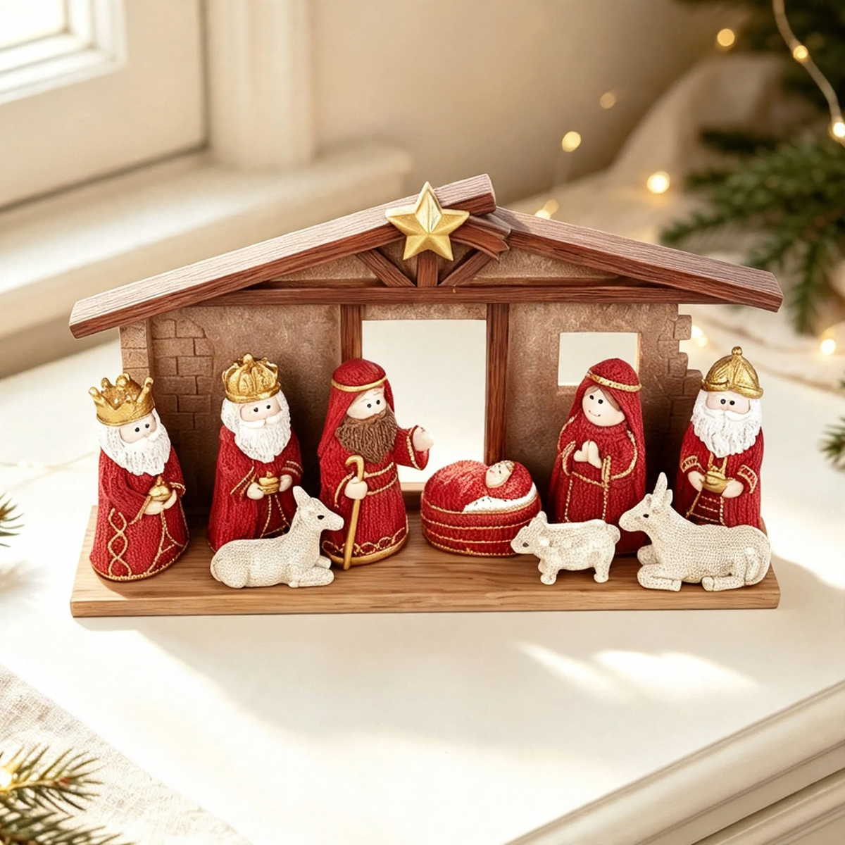 Christmas Nativity Set made of Resin