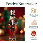 Decorative Nutcracker Soldier in Poker Design