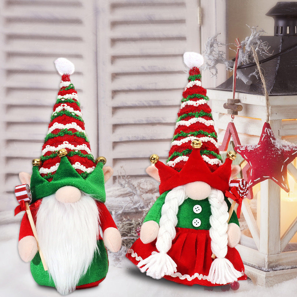 Christmas Santa Couple Decoration Figures