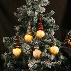 Christmas gnome pendant with knitted hat
