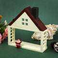 Decorative wooden Christmas house