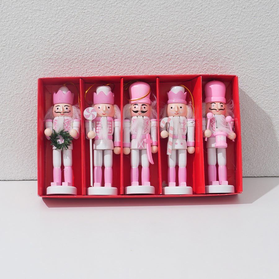 Nutcracker set, 12.5 cm, Christmas tree decoration