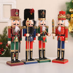 Wood Nutcracker Set, Christmas Table Decoration