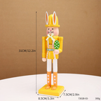Decorative Easter Nutcracker Figure made of Wood