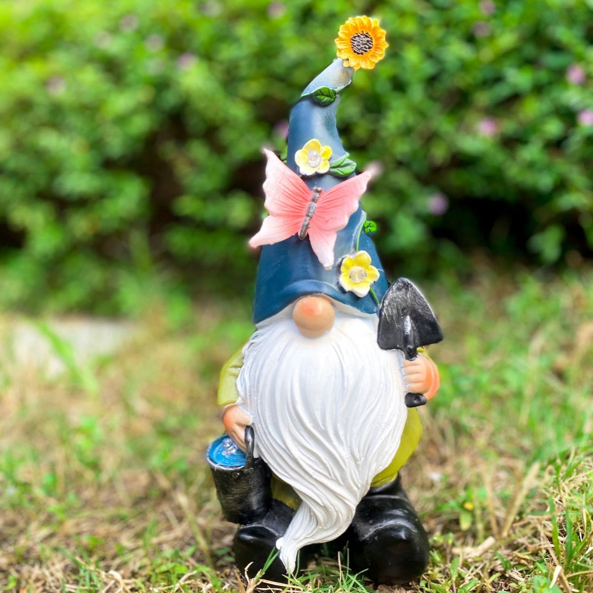 Decorative gnome figure in country house style
