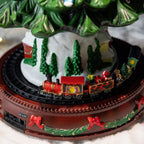 Christmas tree music box with rotation and lifting function