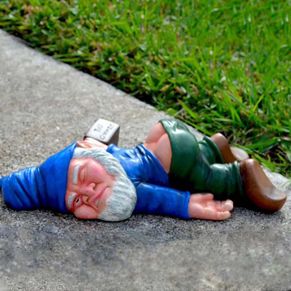 Decorative gnome figure made of resin