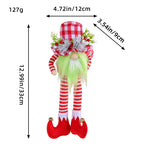 Christmas elf with long legs