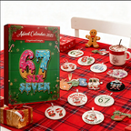 Christmas Advent Calendar made of plastic