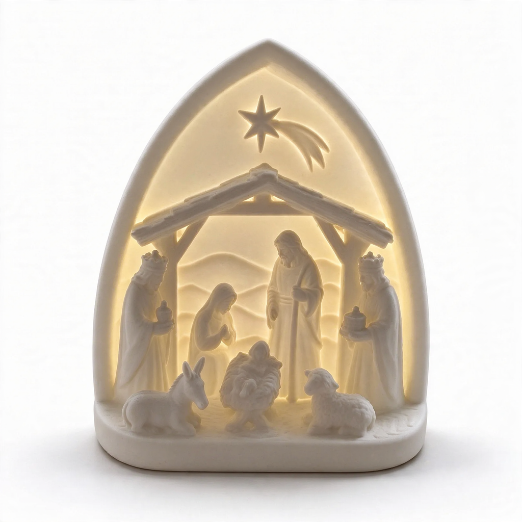 Nativity Scene Decoration Set, 3D Print