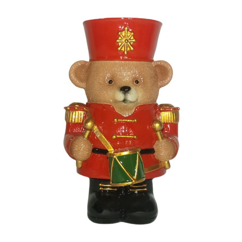 Animal Nutcracker Candle Holder made of Resin