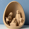 Decorative nativity figure made of PLA in 3D print