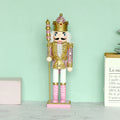 Nutcracker figure, 30 cm, Pink