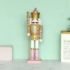 Nutcracker figure, 30 cm, Pink