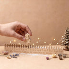 Silicone casting mold for Christmas countdown calendar